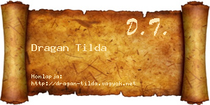 Dragan Tilda névjegykártya